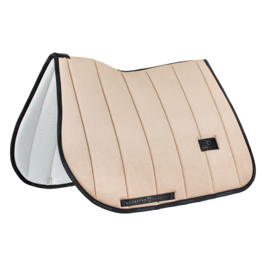 Tapis de selle obstacle en velours et tissu technique Equestro