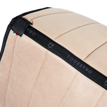 Tapis de selle obstacle en velours et tissu technique Equestro Tapis de selle obstacle en velours et tissu technique Equestro