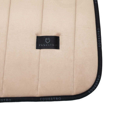Tapis de selle obstacle en velours et tissu technique Equestro Tapis de selle obstacle en velours et tissu technique Equestro