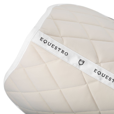 Tapis de selle obstacle en tissu technique White Line Edition Equestro Beige Tapis de selle obstacle en tissu technique White Line Edition Equestro Beige