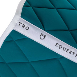 Tapis de selle obstacle en tissu technique White Line Edition Equestro Pétrol Bleu Tapis de selle obstacle en tissu technique White Line Edition Equestro Pétrol Bleu