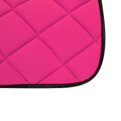 Zadeldekje springen in ademende technische stof GP Equestro Fuchsia / zwart Roze