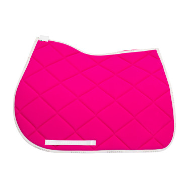 Zadeldekje springen in ademende technische stof GP Equestro Fuchsia / wit Roze