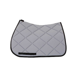 Tapis de selle obstacle en tissu technique respirant GP Equestro Gris / noir