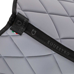 Tapis de selle obstacle en tissu technique respirant GP Equestro Gris / noir