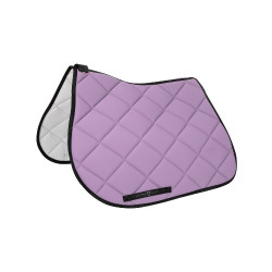 Tapis de selle obstacle en tissu technique respirant GP Equestro Lilas / noir
