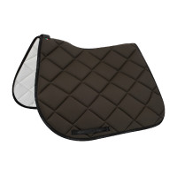 Tapis de selle obstacle en tissu technique respirant GP Equestro Vert militaire / noir