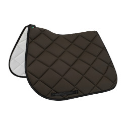 Tapis de selle obstacle en tissu technique respirant GP Equestro Vert militaire / noir