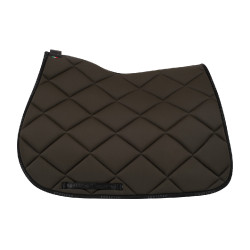 Tapis de selle obstacle en tissu technique respirant GP Equestro Vert militaire / noir
