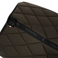Tapis de selle obstacle en tissu technique respirant GP Equestro Vert militaire / noir