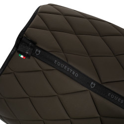 Tapis de selle obstacle en tissu technique respirant GP Equestro Vert militaire / noir