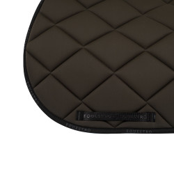 Tapis de selle obstacle en tissu technique respirant GP Equestro Vert militaire / noir