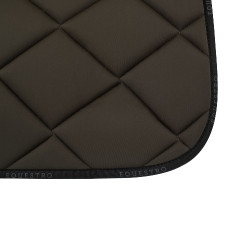 Tapis de selle obstacle en tissu technique respirant GP Equestro Vert militaire / noir