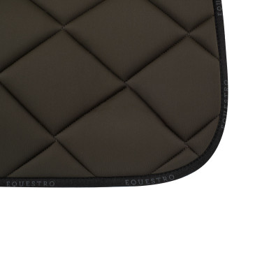 Tapis de selle obstacle en tissu technique respirant GP Equestro Vert militaire / noir