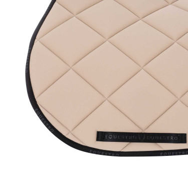 Tapis de selle obstacle en tissu technique respirant GP Equestro Sable / noir Jaune