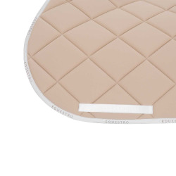 Tapis de selle obstacle en tissu technique respirant GP Equestro Sable / blanc Beige