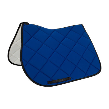 Tapis de selle obstacle en tissu technique respirant GP Equestro Sea / noir Bleu