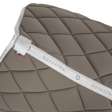 Tapis de selle obstacle en tissu technique respirant GP Equestro Terra / blanc Marron
