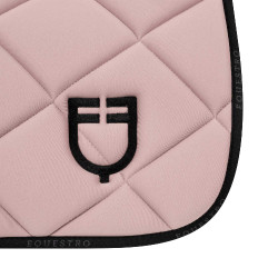 Zadeldekje springen in ademende technische stof limited edition GP Equestro Roze / zwart Zadeldekje springen in ademende technische stof limited edition GP Equestro Roze / zwart