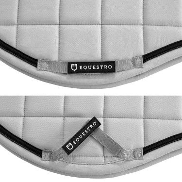 Tapis de selle obstacle en tissu technique respirant collection Elegance Equestro Tapis de selle obstacle en tissu technique respirant collection Elegance Equestro
