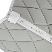 Tapis de selle obstacle en tissu technique avec logo GP Equestro Vert clair / blanc