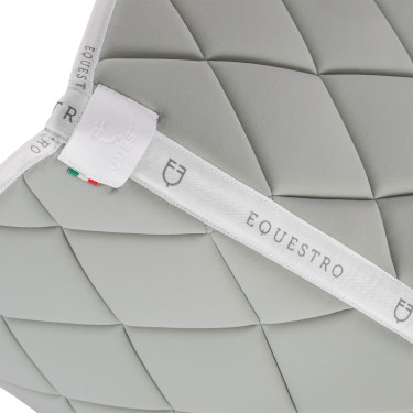 Tapis de selle obstacle en tissu technique avec logo GP Equestro Vert clair / blanc Tapis de selle obstacle en tissu technique avec logo GP Equestro Vert clair / blanc