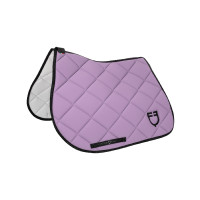 Tapis de selle obstacle en tissu technique avec logo GP Equestro Lilas / noir Violet