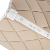 Tapis de selle obstacle en tissu technique avec logo GP Equestro Sable / blanc Beige