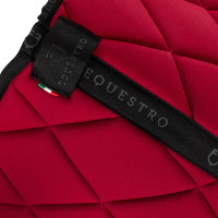 Tapis de selle obstacle en tissu technique avec logo GP Equestro Vin / noir Rouge