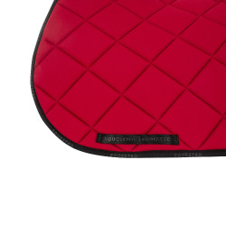 Tapis de selle obstacle en tissu technique avec logo GP Equestro Vin / noir Rouge