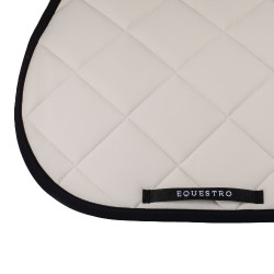 Tapis de selle obstacle en tissu technique avec logo brodé Black Line Edition Equestro Beige Tapis de selle obstacle en tissu technique avec logo brodé Black Line Edition Equestro Beige