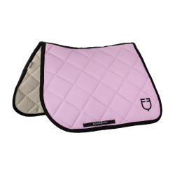 Zadeldoek springen in technische stof met geborduurd logo Black Line Edition Equestro Orchidee boeket Roze Zadeldoek springen in technische stof met geborduurd logo Black Line Edition Equestro Orchidee boeket Roze