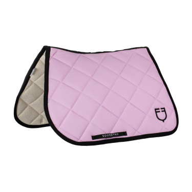 Zadeldoek springen in technische stof met geborduurd logo Black Line Edition Equestro Orchidee boeket Roze Zadeldoek springen in technische stof met geborduurd logo Black Line Edition Equestro Orchidee boeket Roze