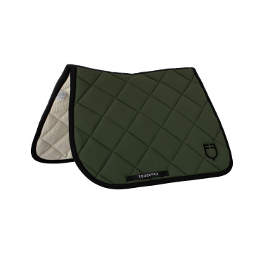 Tapis de selle obstacle en tissu technique avec logo brodé Black Line Edition Equestro