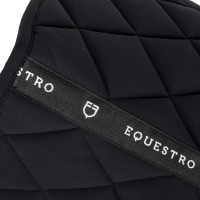 Tapis de selle obstacle en tissu technique avec logo brodé Black Line Edition Equestro Noir