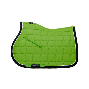Tapis de selle obstacle en coton respirant White Trim Equestro Tapis de selle obstacle en coton respirant White Trim Equestro