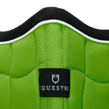Tapis de selle obstacle en coton respirant White Trim Equestro Tapis de selle obstacle en coton respirant White Trim Equestro