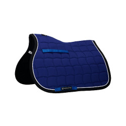 Ademende katoenen springzadeldek White Trim Equestro Koninklijk / zwart Ademende katoenen springzadeldek White Trim Equestro Koninklijk / zwart