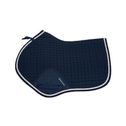 Tapis de selle obstacle en coton modelé Equestro Marine Bleu marine Tapis de selle obstacle en coton modelé Equestro Marine Bleu marine