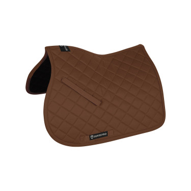 Zadeldek springen in katoen collectie basic Equestro Bruin