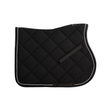 Tapis de selle obstacle en coton avec galons et logo Diamond Equestro Tapis de selle obstacle en coton avec galons et logo Diamond Equestro