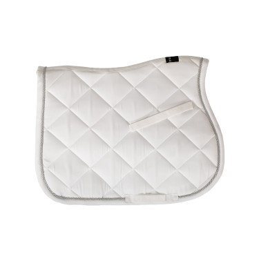 Tapis de selle obstacle en coton avec galons et logo Diamond Equestro Tapis de selle obstacle en coton avec galons et logo Diamond Equestro