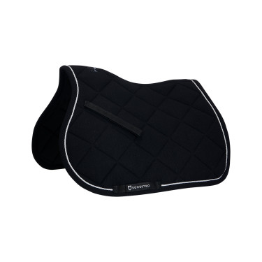 Tapis de selle obstacle en coton avec galons Diamond Equestro Tapis de selle obstacle en coton avec galons Diamond Equestro