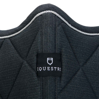 Tapis de selle obstacle en coton avec galons Diamond Equestro Tapis de selle obstacle en coton avec galons Diamond Equestro