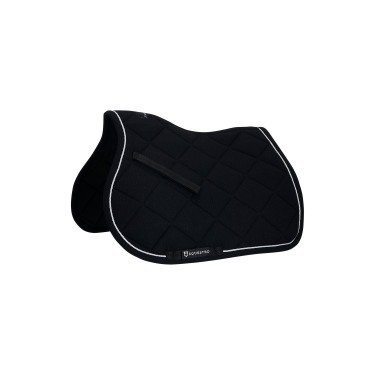 Tapis de selle de saut poney Diamond en coton avec galons Equestro Tapis de selle de saut poney Diamond en coton avec galons Equestro