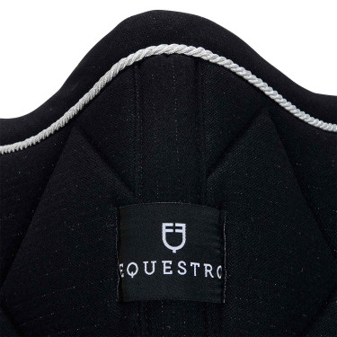 Tapis de selle de saut poney Diamond en coton avec galons Equestro Tapis de selle de saut poney Diamond en coton avec galons Equestro
