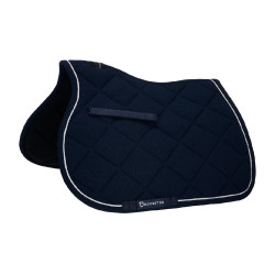 Springschabrak pony Diamond van katoen met biezen Equestro Marine Marineblauw Springschabrak pony Diamond van katoen met biezen Equestro Marine Marineblauw