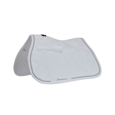 Tapis de selle de saut poney Diamond en coton avec galons Equestro Tapis de selle de saut poney Diamond en coton avec galons Equestro