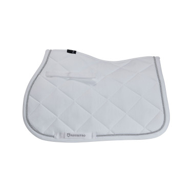 Tapis de selle de saut poney Diamond en coton avec galons Equestro Tapis de selle de saut poney Diamond en coton avec galons Equestro