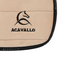 Gewatteerd springzadeldek Louvre en bamboe JS CW-3DS Acavallo Zandkleurig Beige Gewatteerd springzadeldek Louvre en bamboe JS CW-3DS Acavallo Zandkleurig Beige